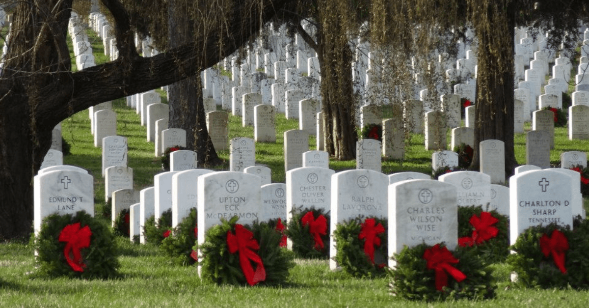 Wreaths Under Willow Tree